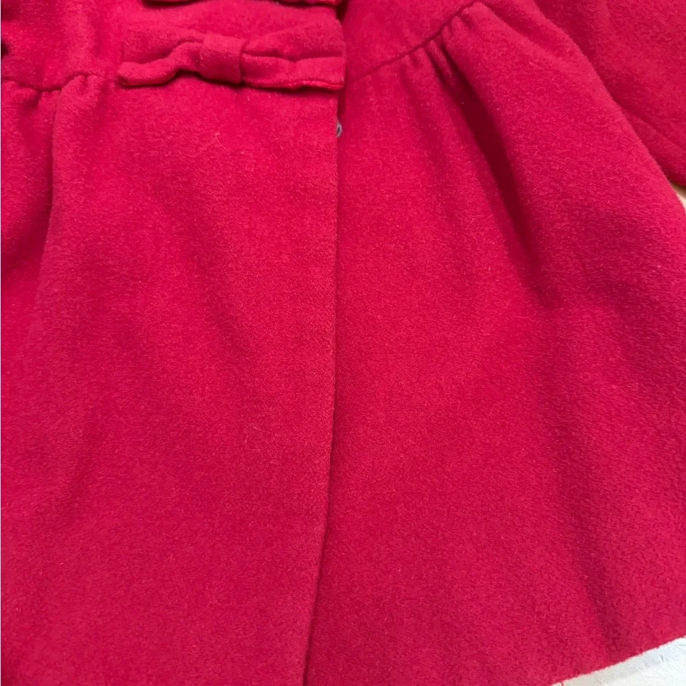GAP Vibrant Red Kids Pea Coat